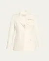 Gabriela Hearst Oslo Knot Single-breasted Linen Blazer In Neutral