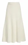 Gabriela Hearst Amy Linen-blend Maxi Skirt In Ivory