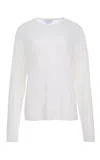 Gabriela Hearst Pacific Long Sleeve T-shirt In Ivory Cashmere