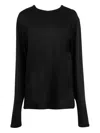 Gabriela Hearst Pacific Long-sleeve Tee In Black