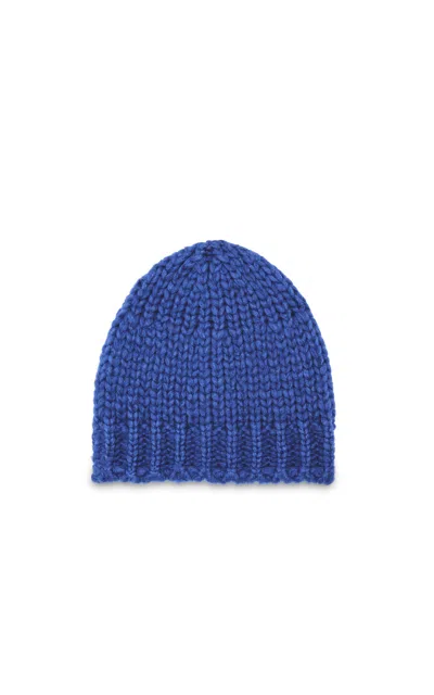 Gabriela Hearst Pacino Knit Hat In Cobalt Welfat Cashmere In Blue
