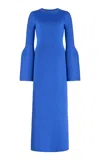 Gabriela Hearst Palanco Knit Dress In Sapphire Cashmere Merino Wool In Sapphire