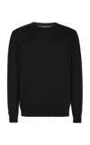 Gabriela Hearst Palco Knit Crewneck In Black Merino Wool In Black