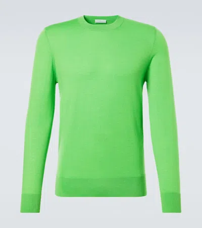 Gabriela Hearst Palco Wool Sweater In Green