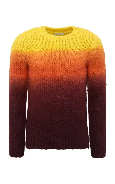 Gabriela Hearst Pallas Knit Sweater In Dip Dye Sunrise Welfat Cashmere