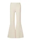Gabriela Hearst Pantalon Ayala Acampanado Marfil In Neutral