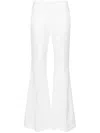 Gabriela Hearst Rhein Flared Virgin-wool Pants In Ivory