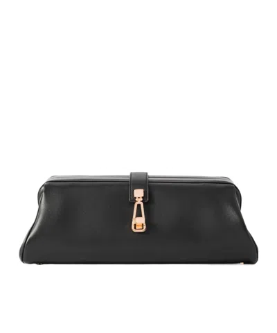 Gabriela Hearst Paola Clutch Bag In Black
