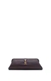 Gabriela Hearst Paola Clutch In Bordeaux Nappa Leather