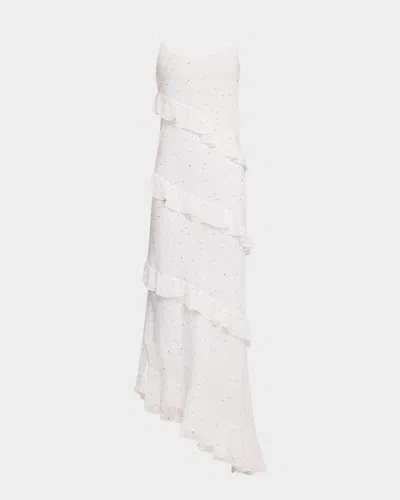 Gabriela Hearst Pearce Dress In Ivory Multi
