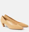 Gabriela Hearst Peggy 50 Suede Pumps In Beige