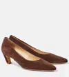 Gabriela Hearst Peggy 50 Suede Pumps In Braun
