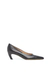 Gabriela Hearst Peggy Pump In Black Nappa Leather In Black