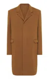 Gabriela Hearst Peter Coat In Yellow Ochre Double-face Recycled Cashmere In Yellow