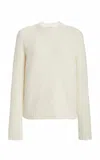 GABRIELA HEARST PHILIPPE KNIT SWEATER IN IVORY CASHMERE BOUCLE