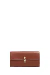 Gabriela Hearst Phone Wallet In Cognac Leather In Cognac