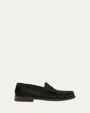 Gabriela Hearst Pierre Calf Hair Penny Loafers In Blk Black