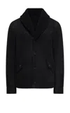 Gabriela Hearst Pilot Jacket In Black Shearling In Black