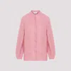 Gabriela Hearst Laetitia Blouse In Pink & Purple