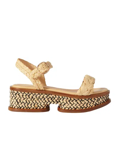 Gabriela Hearst Platform Sandals In Brown
