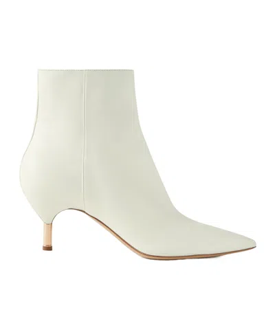 Gabriela Hearst Pointed-toe Ankle Boots In White