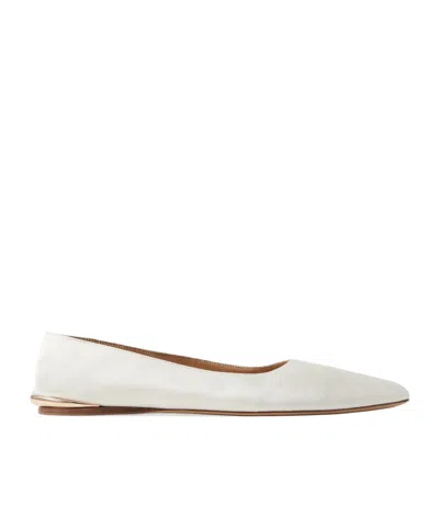 Gabriela Hearst Pointed-toe Ballet Flats In White