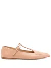 Gabriela Hearst Liv Ballerina Flat Shoe In Nude Nappa Leather In Neutrals
