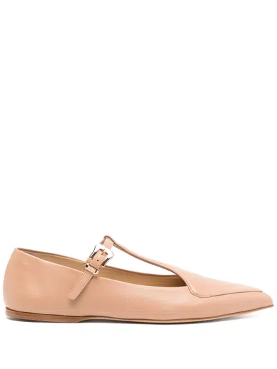 GABRIELA HEARST POINTED-TOE FLAT PUMPS