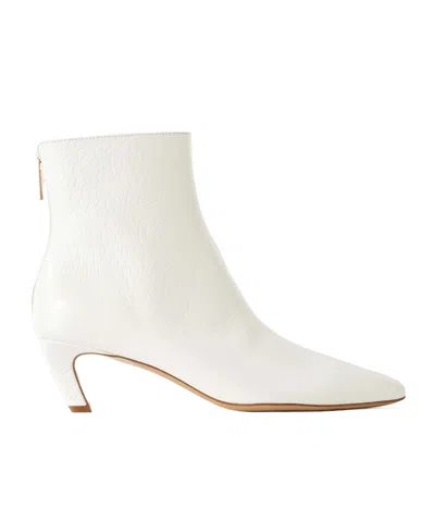 Gabriela Hearst Pointed-toe Ankle Boots In White