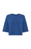 Gabriela Hearst Pomona Cashmere T-shirt In Dark Wash