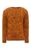 Gabriela Hearst Poros Knit Sweater In Cadmium Yellow, Spice & Bordeaux Cashmere In Cadmium Yellow/spice/bordeaux