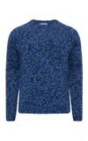 Gabriela Hearst Poros Knit Sweater In Sky, Cobalt & Dark Navy Cashmere In Sky/cobalt/dark Navy
