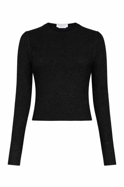 Gabriela Hearst Praedics Knit Sweater In Black Mulberry Silk