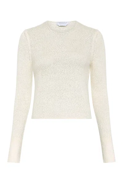 Gabriela Hearst Praedics Knit Sweater In Off White Mulberry Silk In Neutral