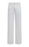 Gabriela Hearst Preston Five Pocket Pant In White Organic Cotton Denim In White