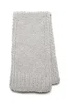 Gabriela Hearst Pyke Knit Scarf In Heather Grey Welfat Cashmere In Heather Grey