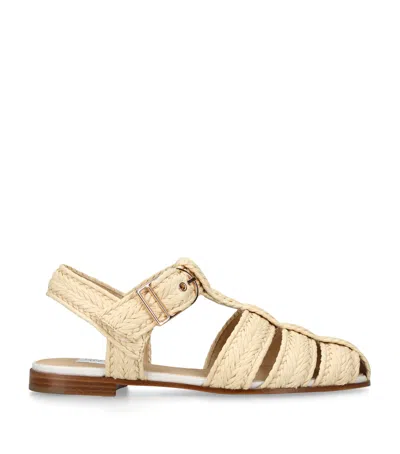Gabriela Hearst Raffia Lynn Sandals In Neutral