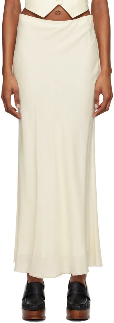 Gabriela Hearst Raw Hem Skirt