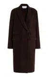 GABRIELA HEARST REED COAT IN CHOCOLATE RECYCLED CASHMERE FELT