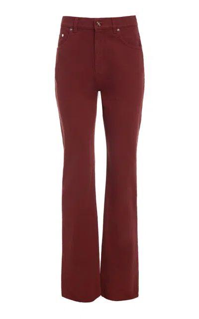 Gabriela Hearst Rey Straight-leg Jean In Burnt Sienna Recycled Cotton Denim