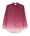 Gabriela Hearst Reyes Shirt In Burgundy
