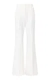Gabriela Hearst Rhein Flared Virgin-wool Pants In Ivory