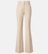 Gabriela Hearst Rhein High-rise Wool Flared Pants In Neutral