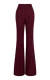 Gabriela Hearst Rhein Linen Flare Pants In Brown