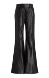 Gabriela Hearst Rhein Linen Flare Pant In Black