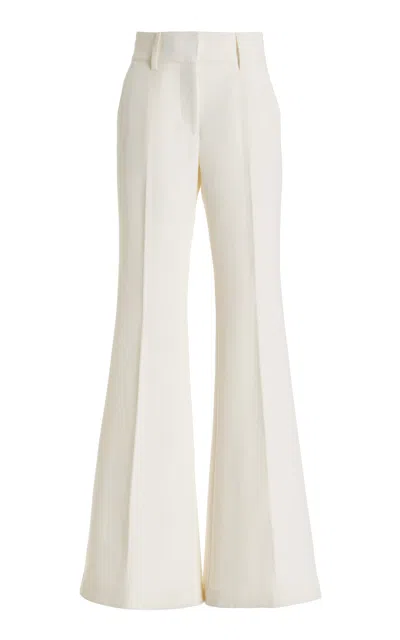 Gabriela Hearst Rhein Pressed-crease Trousers In Ivory
