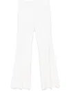 Gabriela Hearst Rhein Flared Virgin-wool Pants In Neutrals