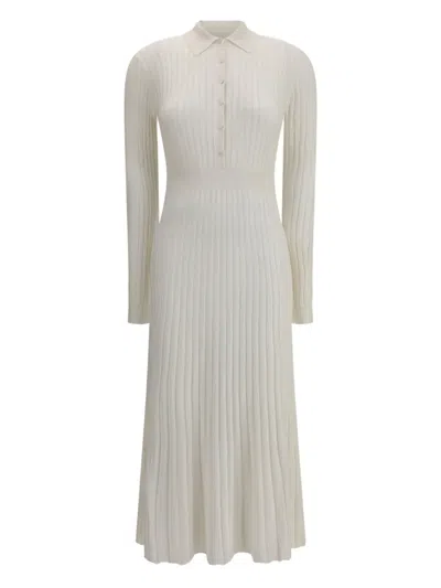 GABRIELA HEARST RIBBED POLO-NECK DRESS