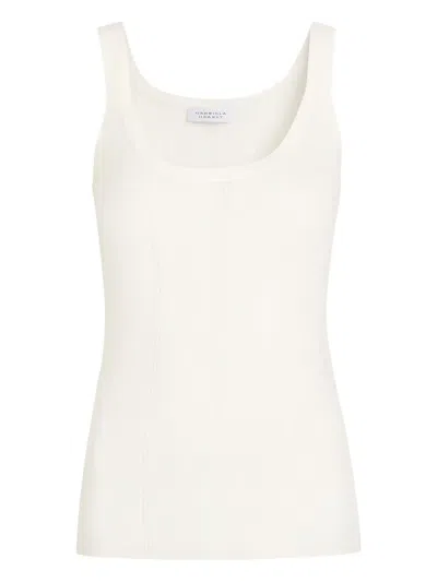 Gabriela Hearst Ribbed Top In Neutral