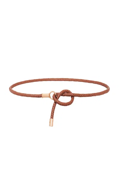 Gabriela Hearst Rope Belt In Brown
